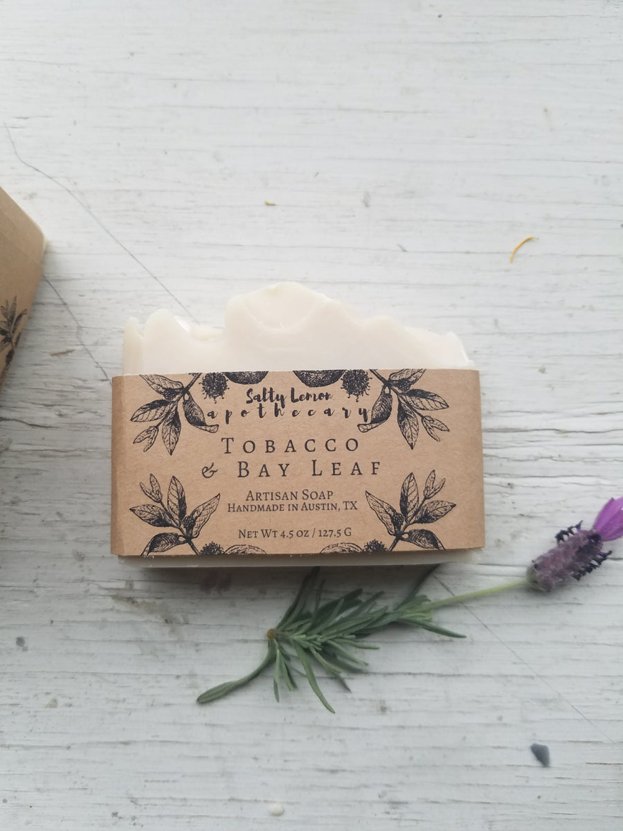 Tobacco & Bay Leaf- Handmade Soap – Salty Lemon Apothecary