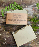 Patchouli Spearmint- 100% Natural Handmade Soap